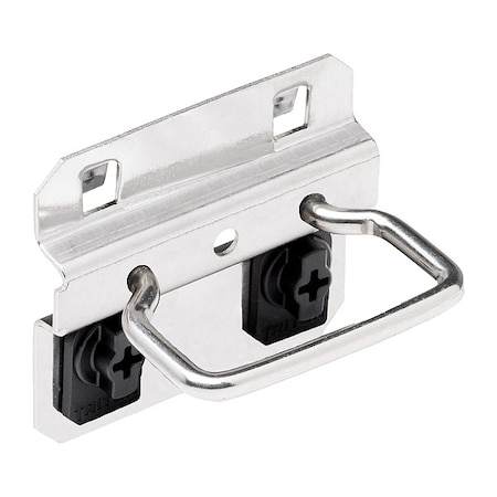 Triton Products 1-3/4 In. I.D. Stainless Steel Steel Closed Hammer/Pliers Holder for Stainless Steel LocBoard, PK2 66201