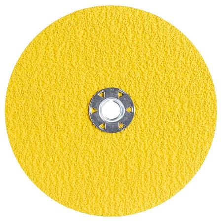 Norton Abrasives Fiber Disc, Grit 36, Ceramic, 8,600 RPM 66254430119