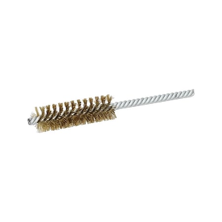 Zoro Select Tube Brush, Double Spiral, Brass, 3/4" Dia. 66254443240
