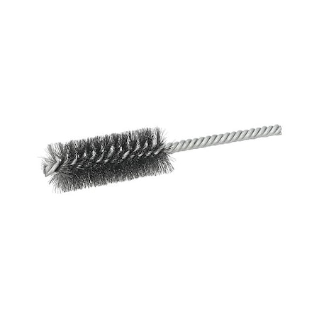 Zoro Select Tube Brush, Double Spiral, Steel, 1" Dia. 66254443264