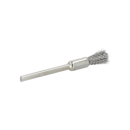 Zoro Select End Brush, 1/4"Dia., SS Bristle 66254443275