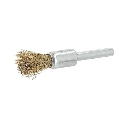 Zoro Select End Brush, 1/2"Dia., Brass Bristle 66254443237