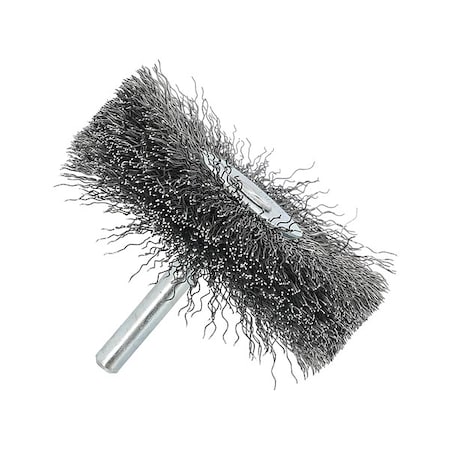 Zoro Select Wire Wheel Brush, Crimped, 3" Dia. 66254443229