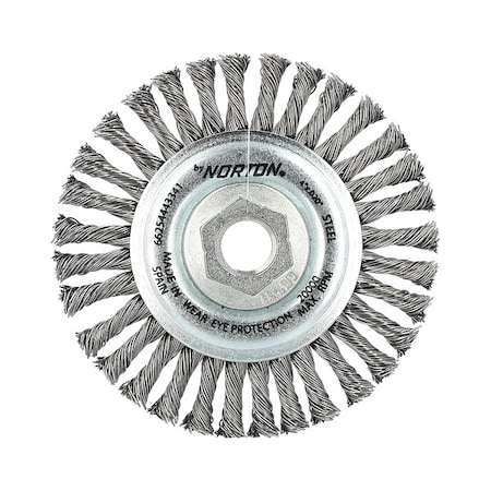 Zoro Select Wire Wheel Brush, Standard Twist Knot 66254443341
