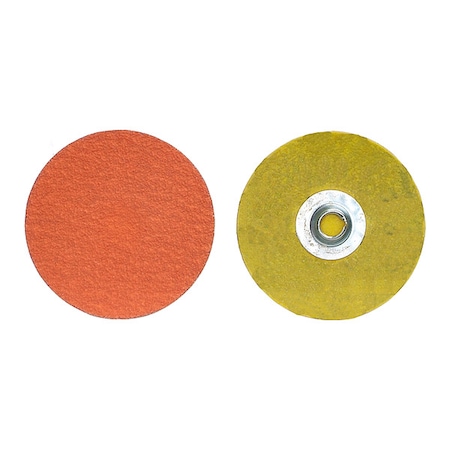 Norton Abrasives Quick-Change Disc, Ceramic, 3" dia 66261043391