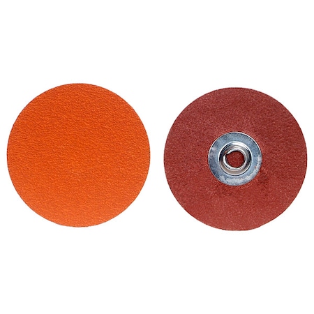 Norton Abrasives Quick-Change Disc, Ceramic, 3" dia 66261043424