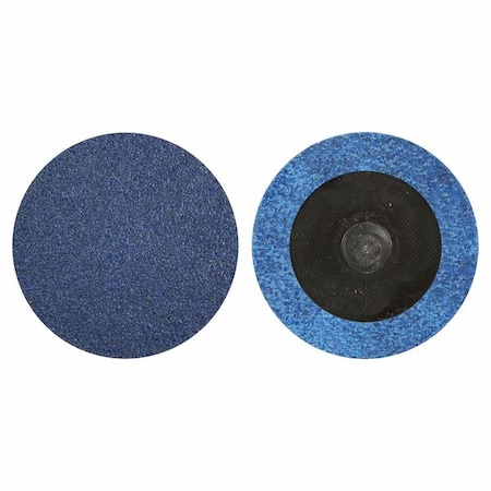 Norton Abrasives Quick-Change Disc, Zirconia, 1 1/2" dia 66261121041