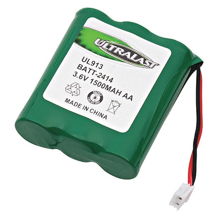 Ultralast Battery 3.6 Volt Nickel Metal Hydride Ultralast Cordless Phone Battery BATT-2414