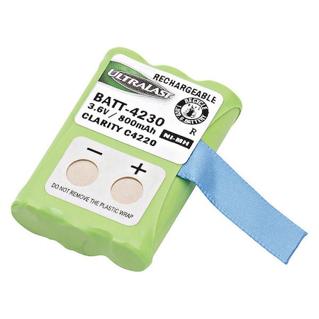 Ultralast Battery 3.6 Volt Nickel Metal Hydride Ultralast Cordless Phone Battery BATT-4230