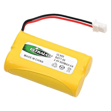 Ultralast Battery 2.4 Volt Nickel Cadmium Ultralast Cordless Phone Battery BATT-50