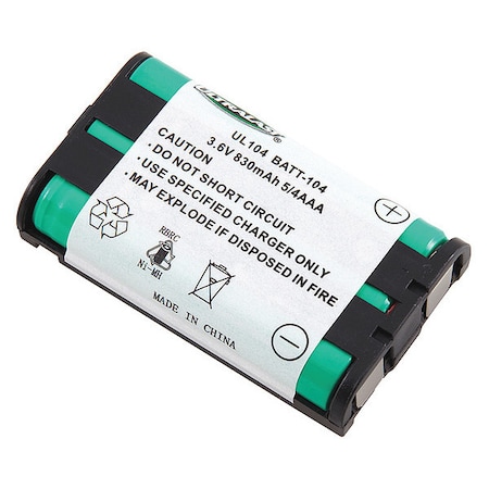 Ultralast Dantona Cordless Phone Battery - For Phone - Battery Rechargeable - 830 mAh - 3.6 V DC BATT-104