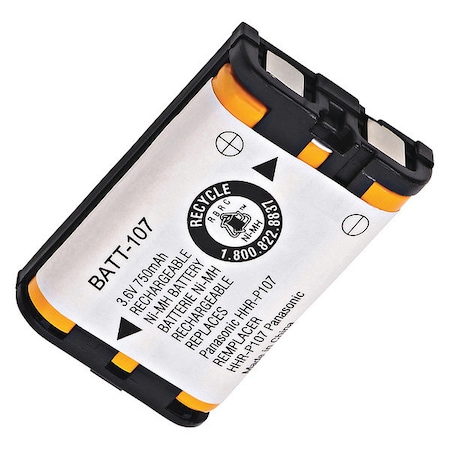 Ultralast Dantona BATT-107 Cordless Phone Battery - For Phone - Battery Rechargeable - 700 mAh - 3.6 V DC BATT-107