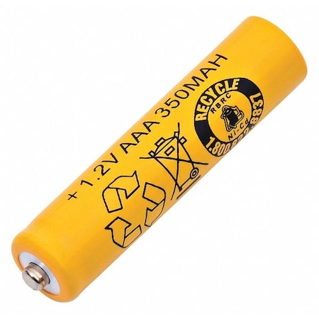 Dantona Battery 1.2 Volt Nickel Cadmium Dantona Single Cell Battery AAA-350