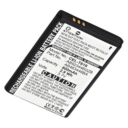 Ultralast Ultralast Battery - For Cell Phone - Battery Rechargeable - 800 mAh - 3.7 V DC - 1-/ Pack CEL-T619