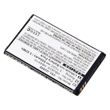 Ultralast Battery 3.7 Volt Lithium Ion Ultralast Cellular Phone/Smart Phone Battery CEL-U2800