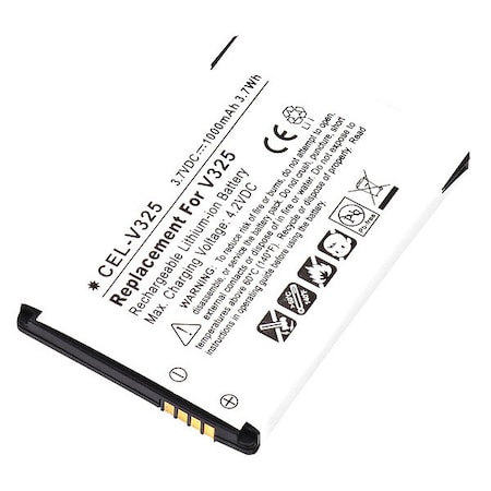 Ultralast Ultralast Battery - For Cell Phone - Battery Rechargeable - 1000 mAh - 3.7 V DC - 1-/ Pack CEL-V325