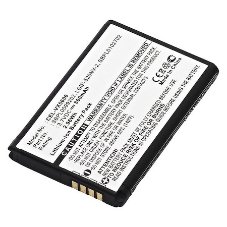 Ultralast Battery 3.7 Volt Lithium Ion Ultralast Cellular Phone/Smart Phone Battery CEL-VX5600