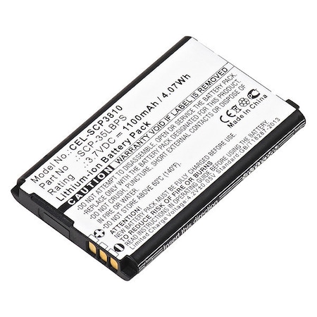 Ultralast Battery 3.7 Volt Lithium Ion Ultralast Cellular Phone/Smart Phone Battery CEL-SCP3810