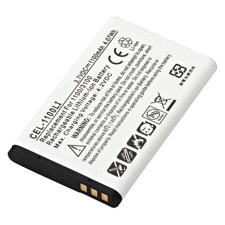 Ultralast Ultralast Battery - For Cell Phone - Battery Rechargeable - 1050 mAh - 3.7 V DC - 1-/ Pack CEL-1100LI