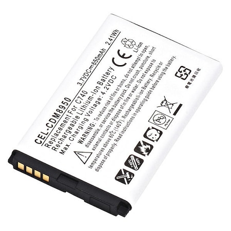 Ultralast Ultralast Battery - For Cell Phone - Battery Rechargeable - 650 mAh - 3.7 V DC - 1-/ Pack CEL-CDM8950