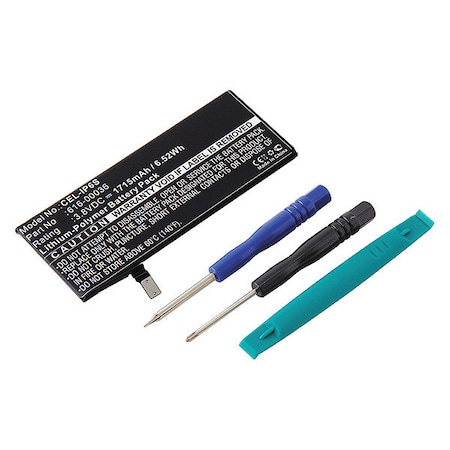 Ultralast Dantona Battery - For Cell Phone - Battery Rechargeable - 1715 mAh - 3.8 V DC - 1-/ Pack CEL-IP6S