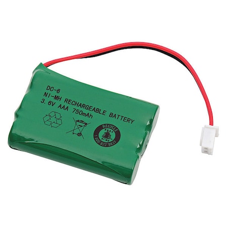 Ultralast Dantona Battery - Battery Rechargeable - 750 mAh - 3.6 V DC - 1-/ Pack DC-6