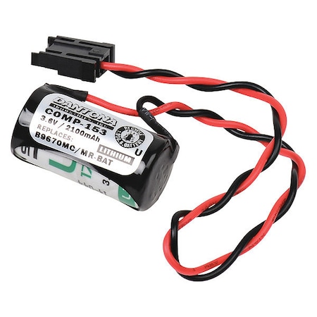 Dantona Battery 3.6 Volt Lithium Dantona Back up Power Battery COMP-153