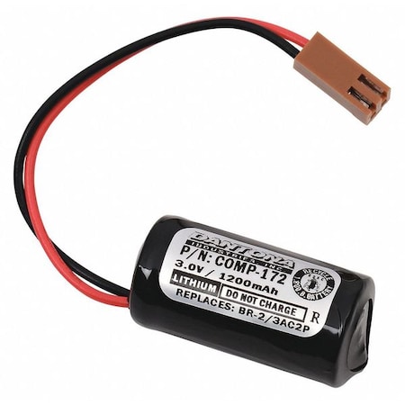 Dantona Battery 3 Volt Lithium (BR) Dantona Back up Power Battery COMP-172