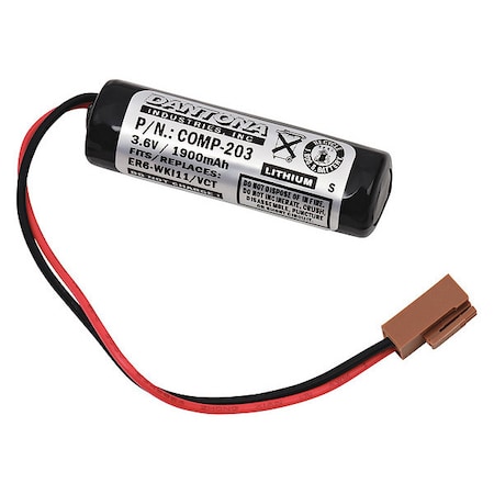 Dantona Battery 3.6 Volt Lithium Dantona Back up Power Battery COMP-203
