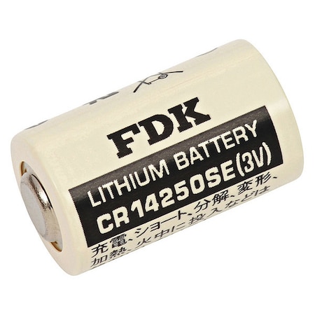 Fdk Dantona Battery - 1/2AA - 850 mAh - 3 V DC - 1-/ Pack COMP-7