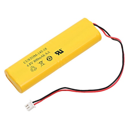 Dantona Dantona Battery - For Emergency Lighting - Battery Rechargeable - AA - 800 mAh - 4.8 V DC - 1-/ Pack CUSTOM-145-18