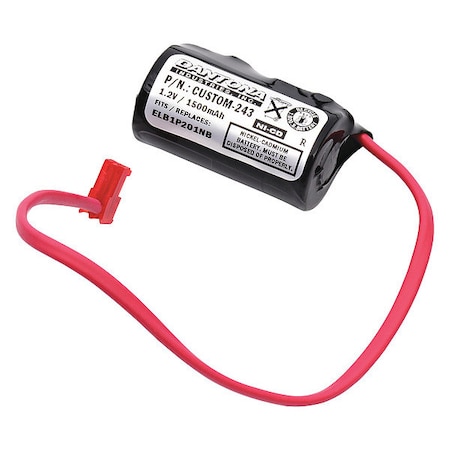 Dantona Battery 1.2 Volt Nickel Cadmium Dantona Emergency Lighting Battery CUSTOM-243