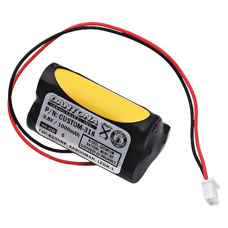 Dantona Dantona Battery - Battery Rechargeable - AA - 1000 mAh - 3.6 V DC - 1-/ Pack CUSTOM-318