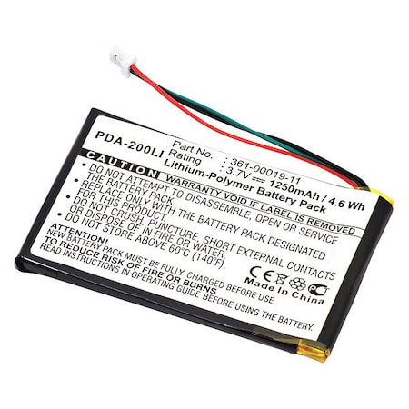 Ultralast Dantona PDA-200LI GPS Device Battery - For GPS Device - Battery Rechargeable - 1250 mAh - 3.7 V DC PDA-200LI