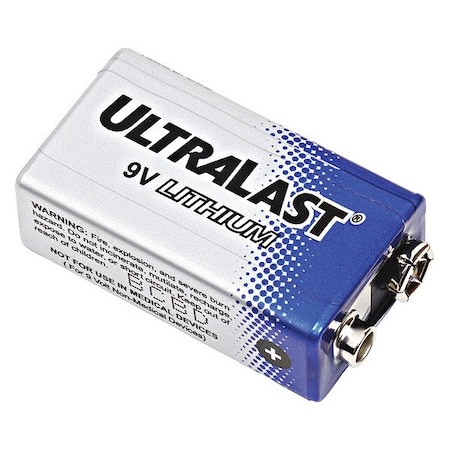 Dantona Dantona Battery - 9V - 1200 mAh - 9 V DC - 1-/ Pack LITH-9V