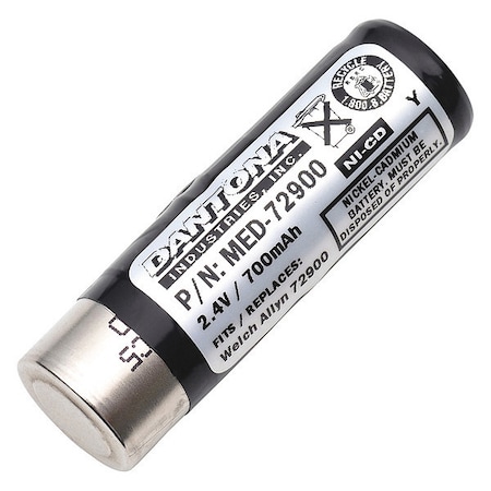 Dantona Battery 2.4 Volt Nickel Cadmium Dantona Medical Battery MED-72900