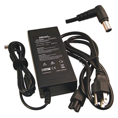 Denaq DENAQ 19.5V 3.9A 6.0mm-4.4mm AC Adapter for SONY PCG Series Laptops - 76 W - 19.5 V DC Output - 3.90 A DQ-AC19V19-6044