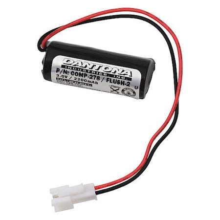 Dantona Dantona Battery - 2400 mAh - 3 V DC - 1-/ Pack FLUSH-2