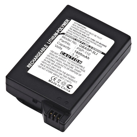 Ultralast Battery 3.7 Volt Lithium Polymer Ultralast Video Game Battery GBASP-3LI