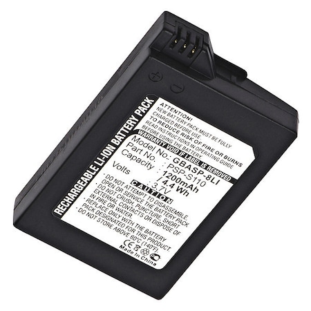 Ultralast Ultralast Battery - For Gaming Controller - Battery Rechargeable - 1200 mAh - 3.7 V DC - 1-/ Pack GBASP-8LI