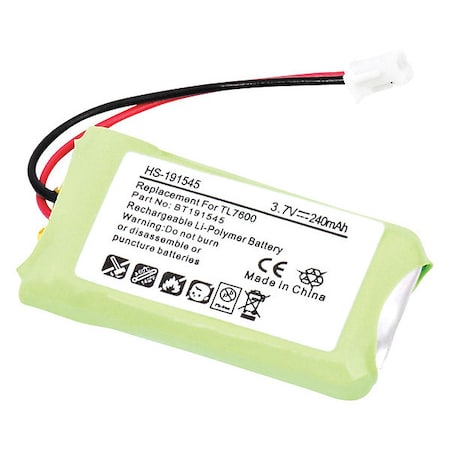 Ultralast Battery 3.7 Volt Lithium Polymer Ultralast Headset Battery HS-191545