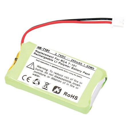 Ultralast Battery 3.7 Volt Lithium Polymer Ultralast Headset Battery HS-T101