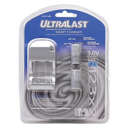 Ultralast Battery Volt Ultralast Charger/Battery combo ULCR123RK
