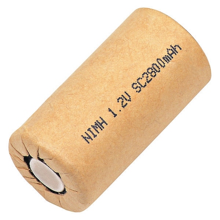 Dantona Battery 1.2 Volt Nickel Metal Hydride Dantona Single Cell Battery SCR-2800NMCS