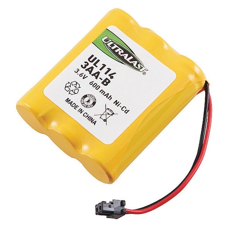 Ultralast NABC UL-114 UltraLast Nickel Cadmium Cordless Phone Battery - Nickel-Cadmium - 3.6V DC UL114