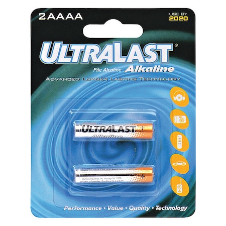 Ultralast NABC UltraLast Alkaline AAAA Size General Purpose Battery - Alkaline UL2AAAA