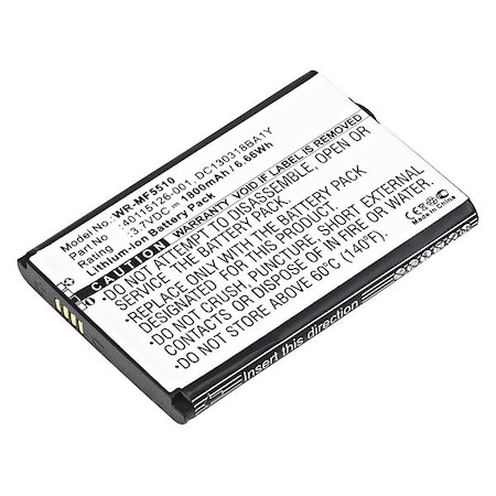Ultralast Battery 3.7 Volt Lithium Ion Ultralast Wireless Router Battery WR-MF5510