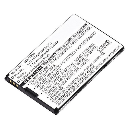 Ultralast Dantona Battery - For Wireless Router - Battery Rechargeable - 1500 mAh - 3.7 V DC - 1-/ Pack WR-U230