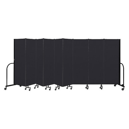 Screenflex Portable Room Divider, 9 Panel, 6 ft. H CFSL609-DX