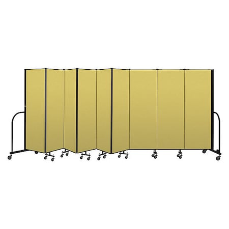 Screenflex Portable Room Divider, 9 Panel, 6 ft. H CFSL609-DY